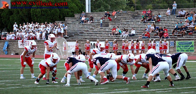 Football -vs- Ponca City -- September 14, 2018 -- Collinsville, OK
